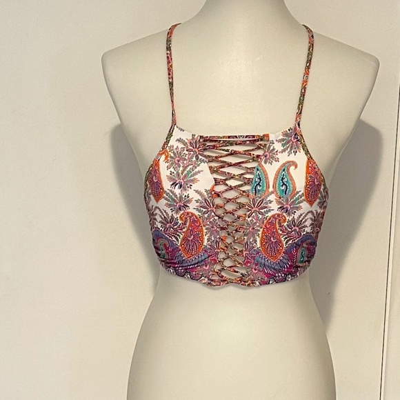 Nanette Lepore Gypsy Queen‎ Paisley Halter TOP - Size S. - Picture 1 of 11